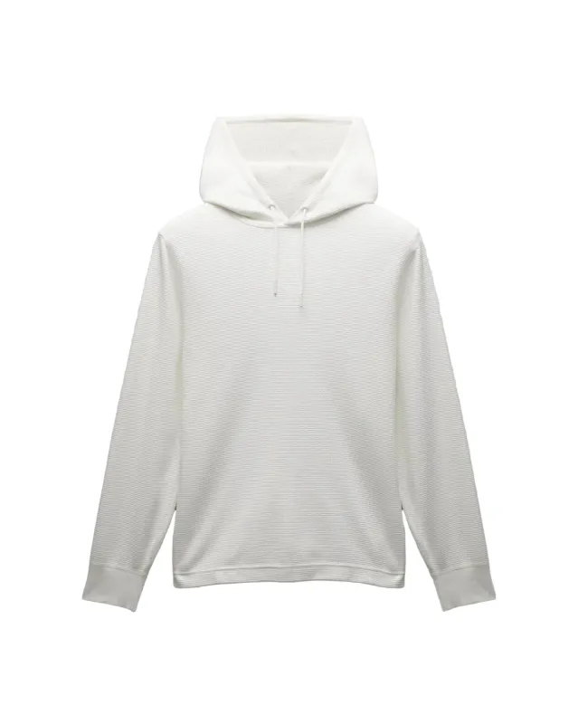 Lightweight Waffle Standard Fit Hoodie White sold by Brooklyn Clothing Co.