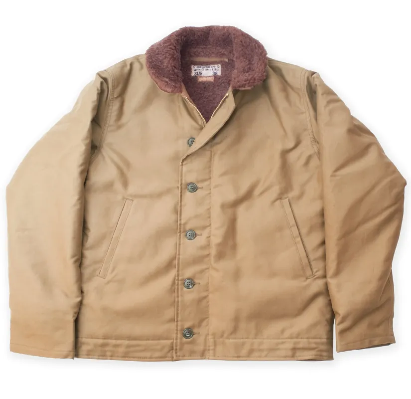 Type N-1 Deck Jacket Khaki Demotex sold by Brooklyn Clothing Co.