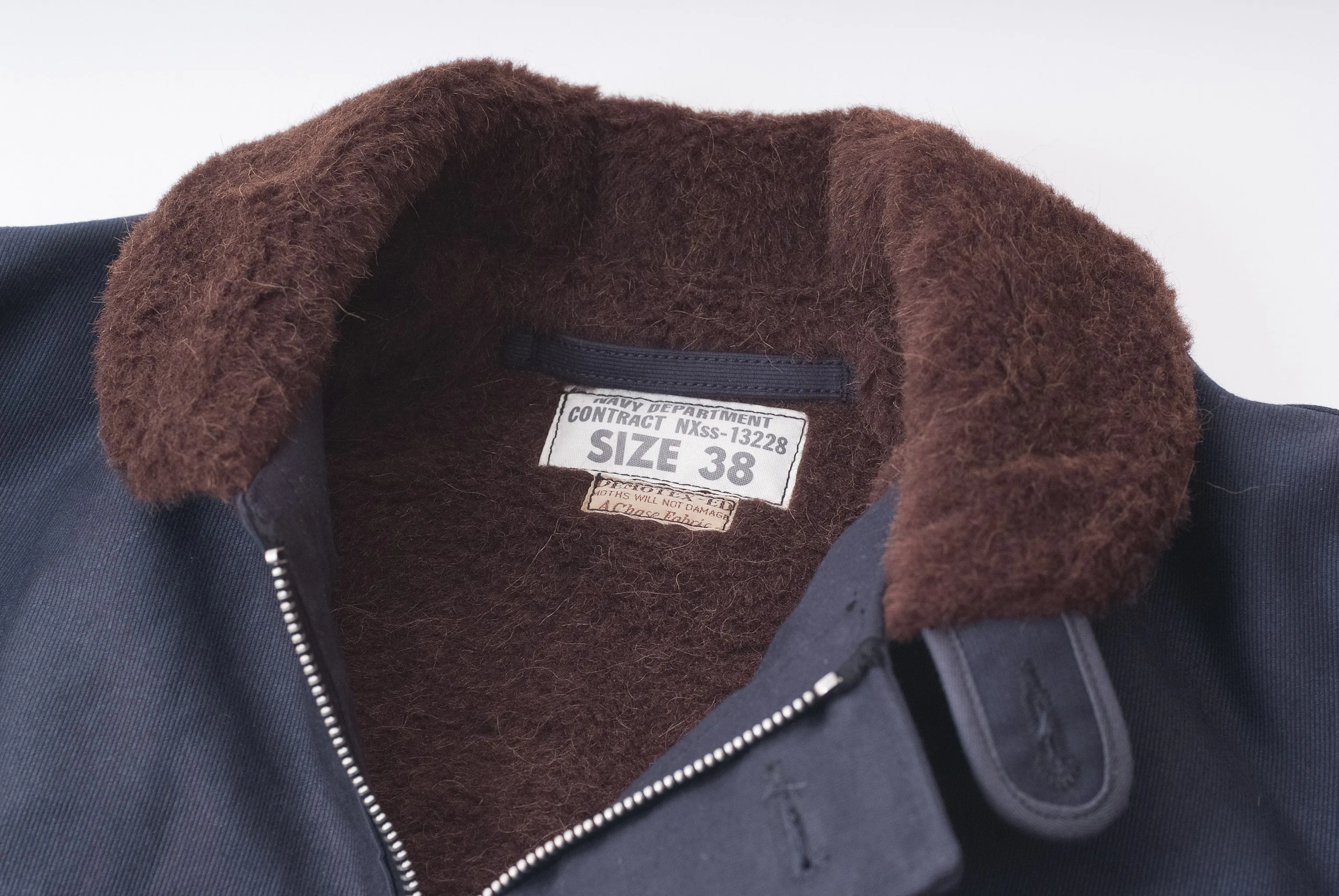 Type N-1 Deck Jacket Navy Demotex sold by Brooklyn Clothing Co. product image thumbnail 3