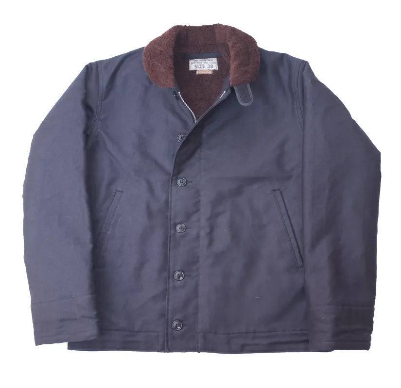 Type N-1 Deck Jacket Navy Demotex sold by Brooklyn Clothing Co.