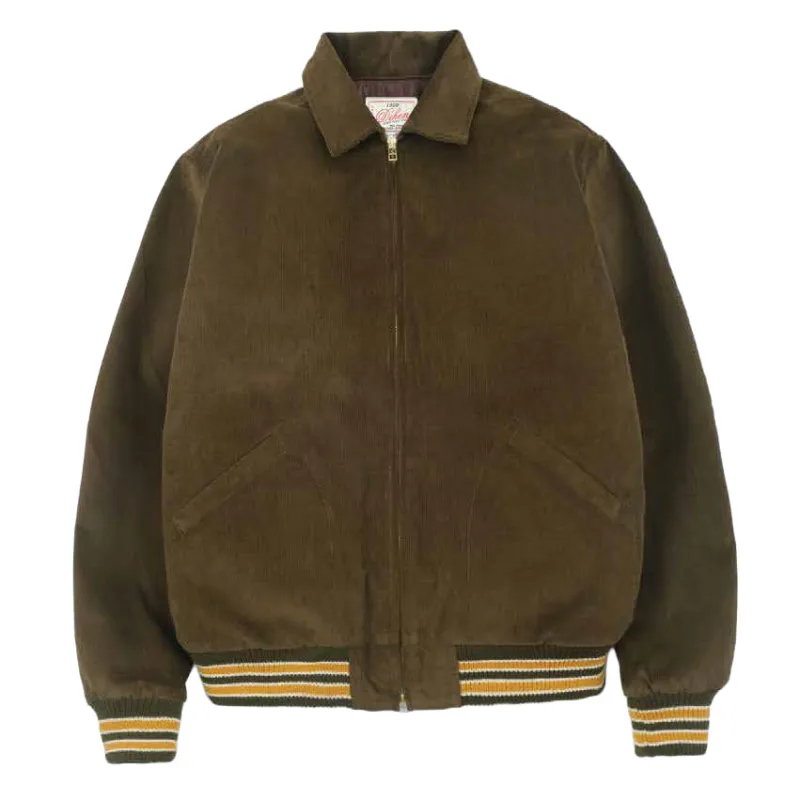 60's Cut Team Jacket Olive Drab Corduroy sold by Brooklyn Clothing Co.