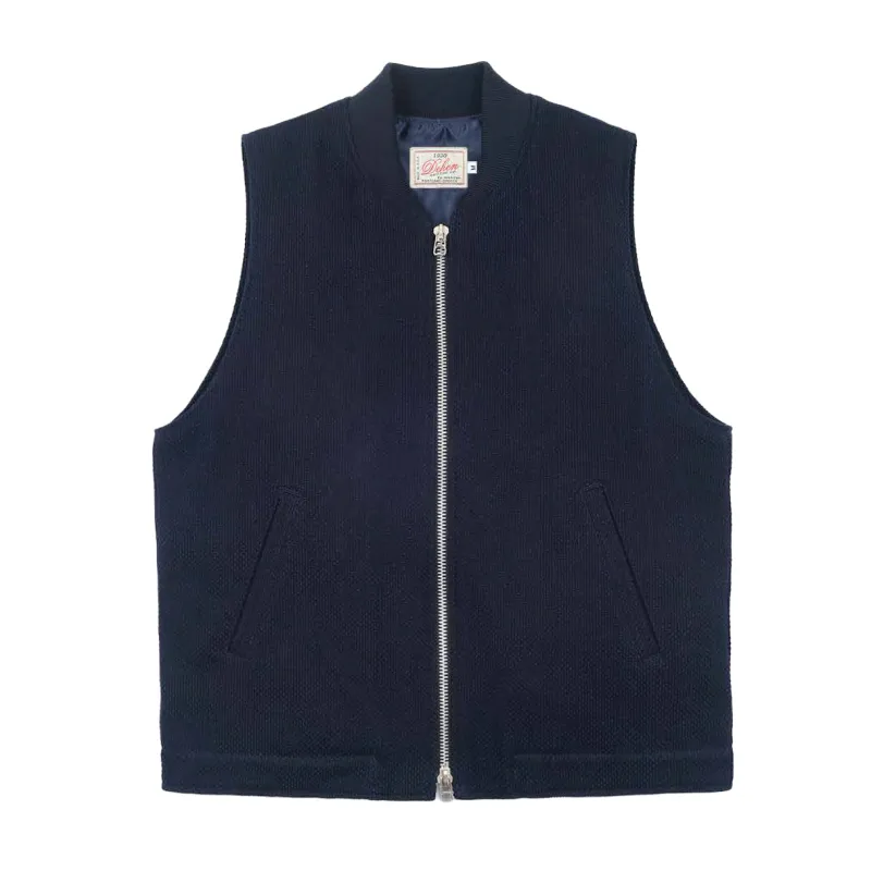 Flight Vest Indigo Sashiko sold by Brooklyn Clothing Co.