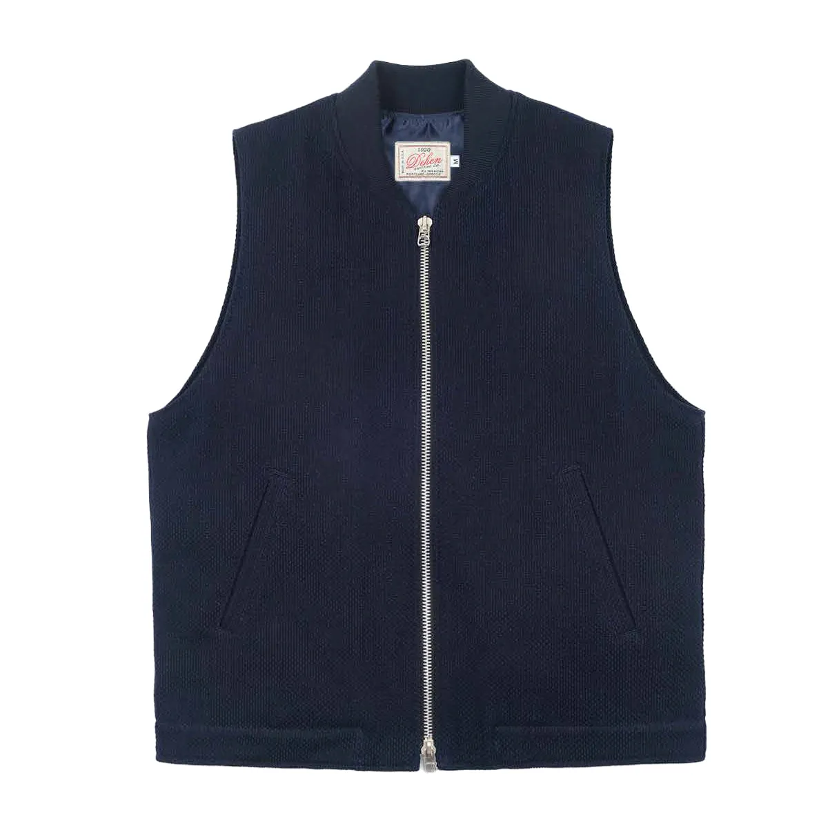Flight Vest Indigo Sashiko sold by Brooklyn Clothing Co.