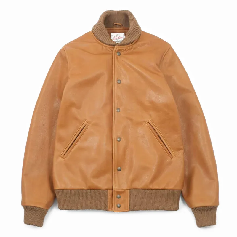 All City Leather Jacket - Rust sold by Brooklyn Clothing Co.