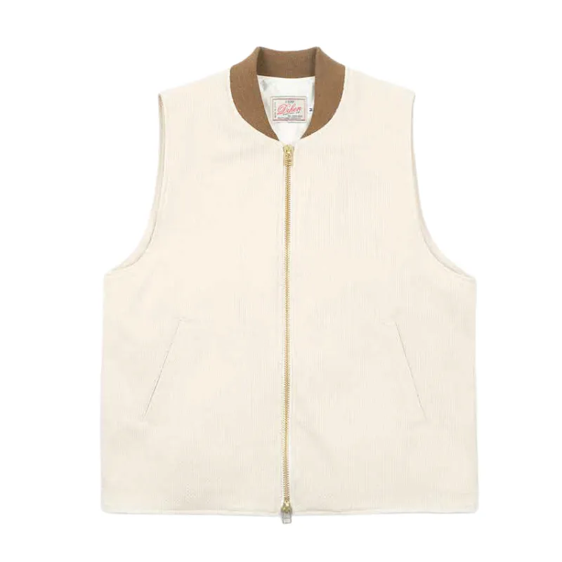 Flight Vest Natural Sashiko sold by Brooklyn Clothing Co.