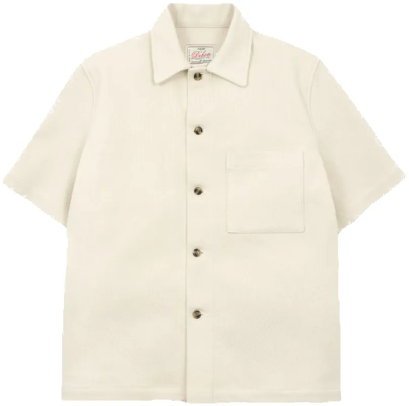 Lounge Shirt Natural Sashiko sold by Brooklyn Clothing Co.