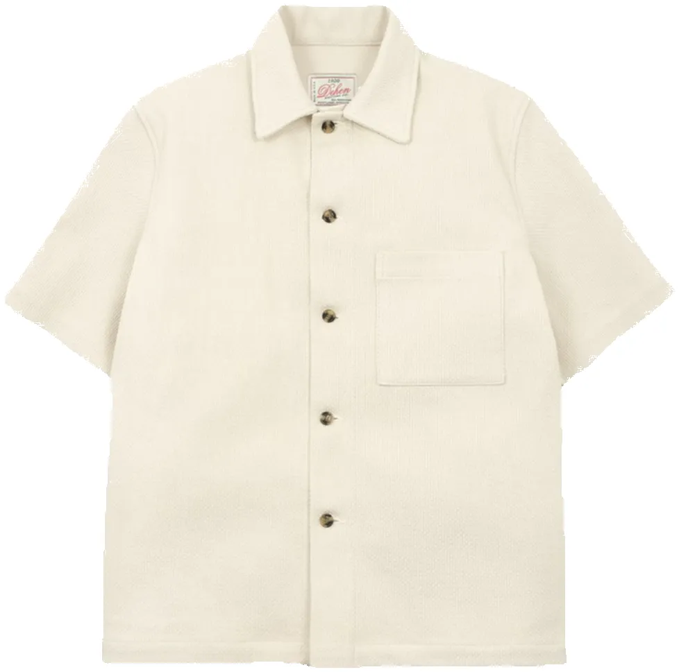 Lounge Shirt Natural Sashiko sold by Brooklyn Clothing Co.