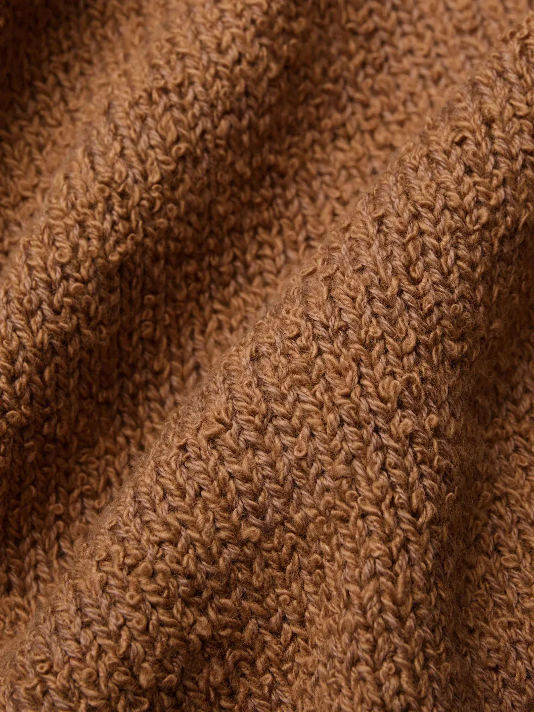 Classic Cardigan Ochre Boucle sold by Brooklyn Clothing Co. product image thumbnail 3