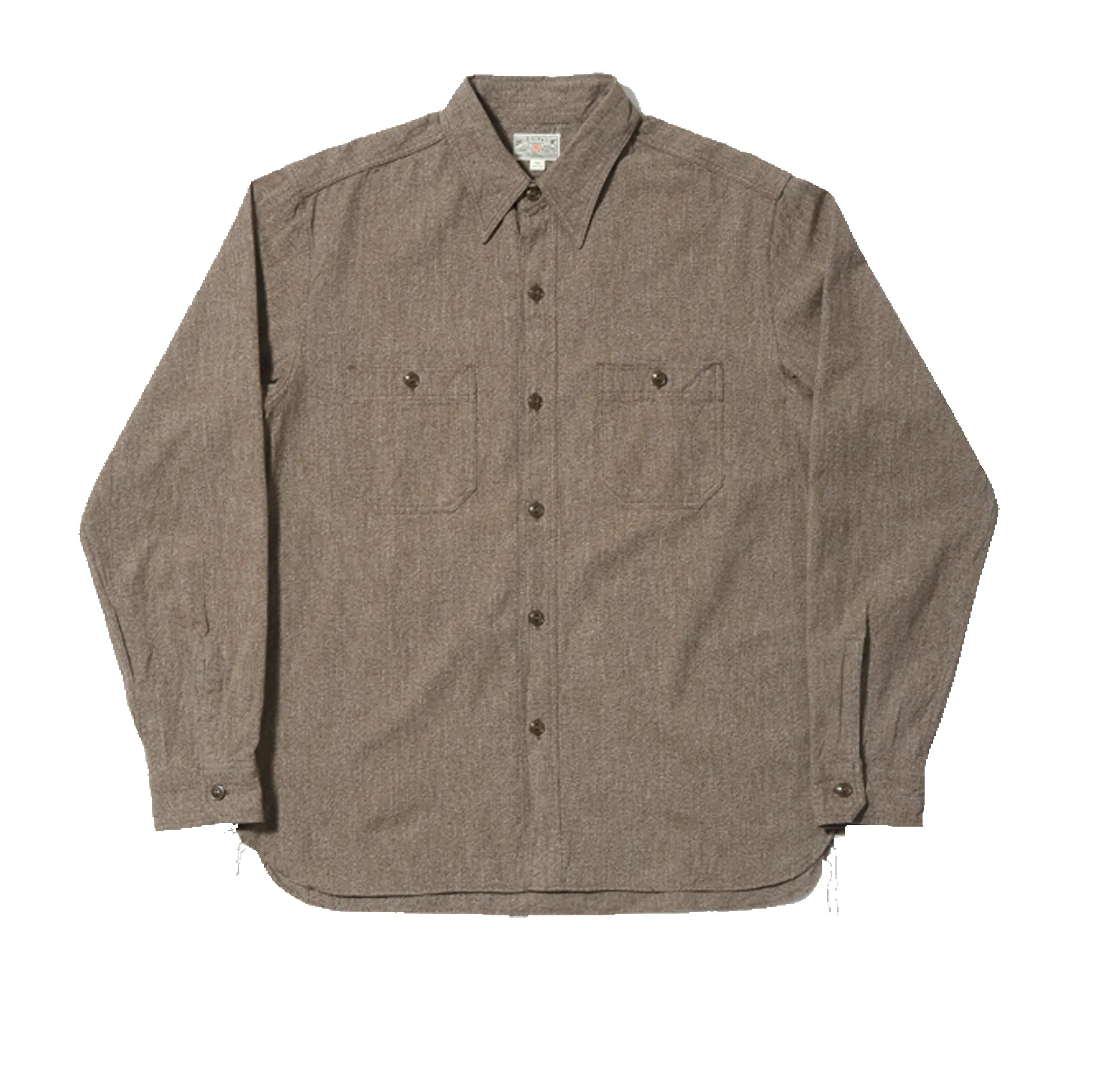 BR26082 Covert Work Shirt Brown sold by Brooklyn Clothing Co.