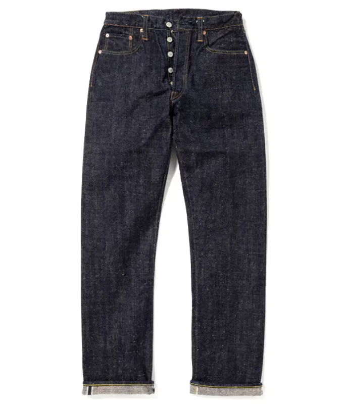 SC40301 14oz Ryukyu Indigo Sugarcane Blend Regular Straight sold by Brooklyn Clothing Co.