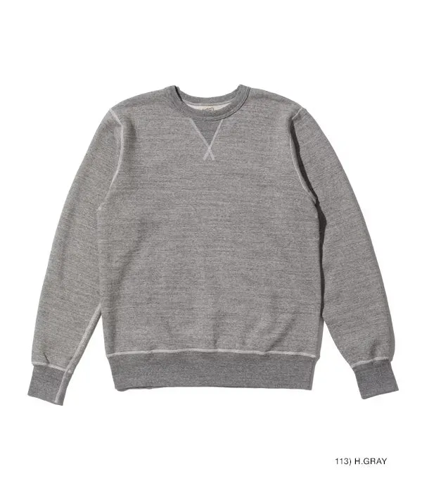BR65622 Loopwheeled Four-Needle Sweatshirt Heather Grey sold by Brooklyn Clothing Co.