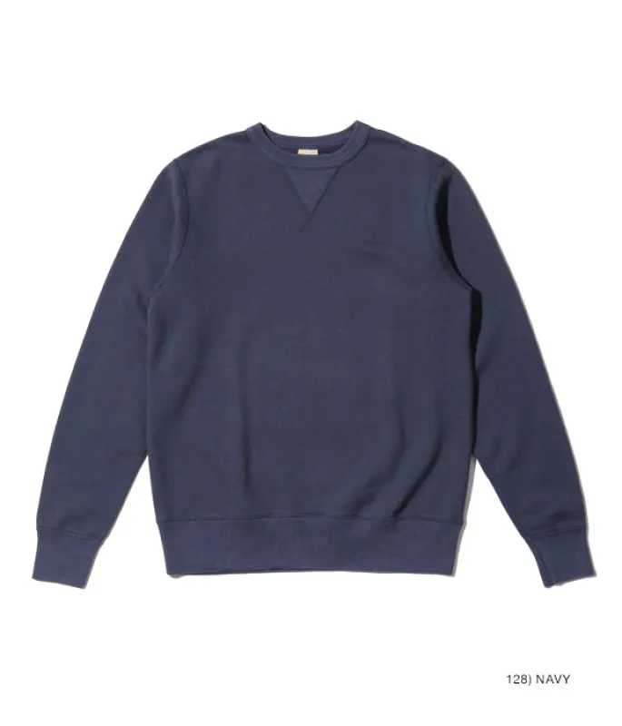 BR65622 Loopwheeled Four-Needle Sweatshirt Navy sold by Brooklyn Clothing Co.