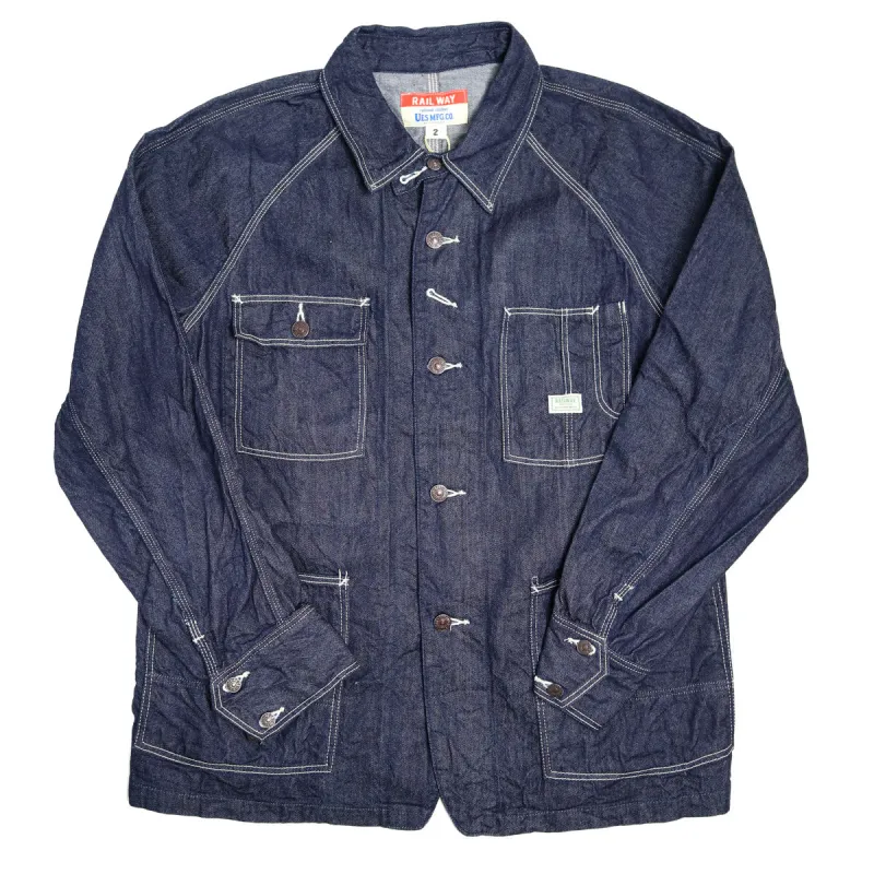 912603 Denim Railroad Jacket made by Brooklyn Clothing Co.
