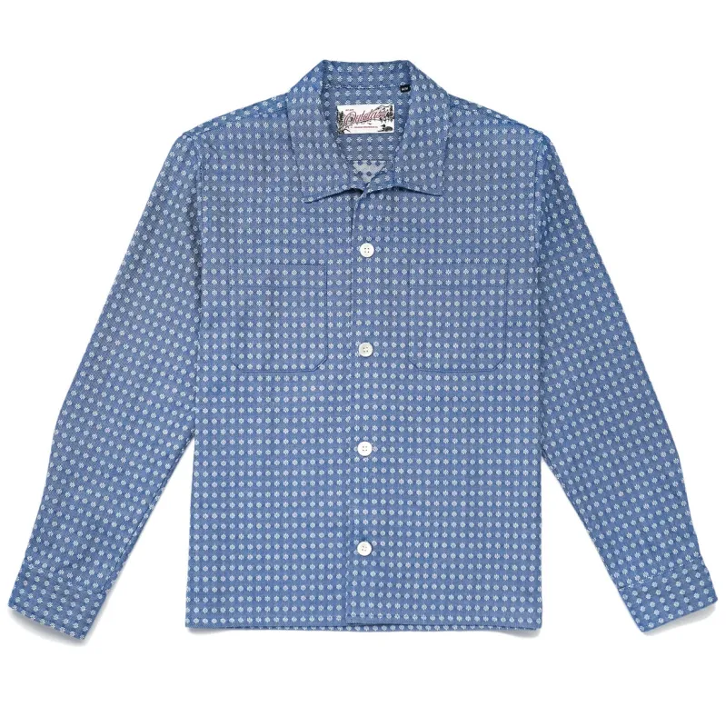 Blue Jay Jacquard Denim Club Shirt sold by Brooklyn Clothing Co.