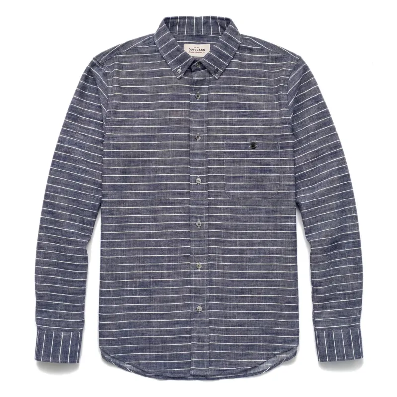 Deepwater Stripe Classic Shirt sold by Brooklyn Clothing Co.