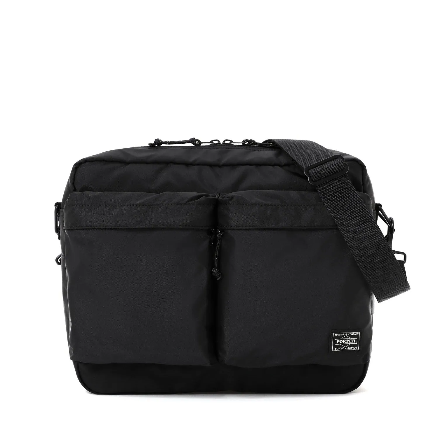 Force Shoulder Bag (L) Black sold by Brooklyn Clothing Co.