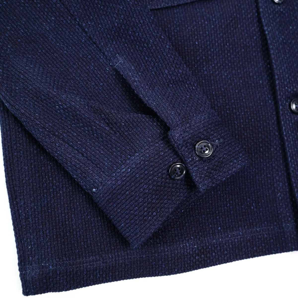 Skyline Overshirt Indigo Sashi-Ori sold by Brooklyn Clothing Co. product image thumbnail 4