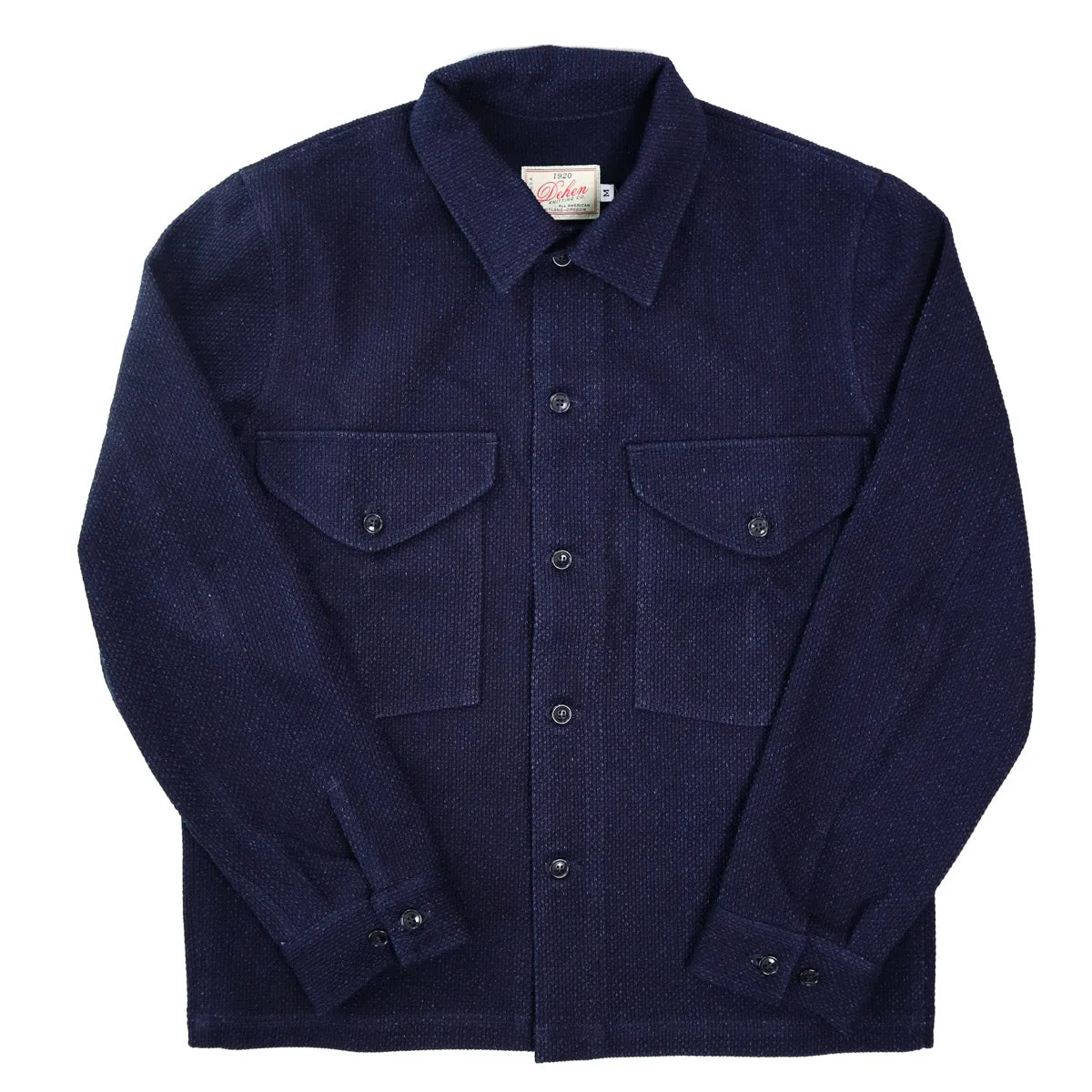 Skyline Overshirt Indigo Sashi-Ori sold by Brooklyn Clothing Co.