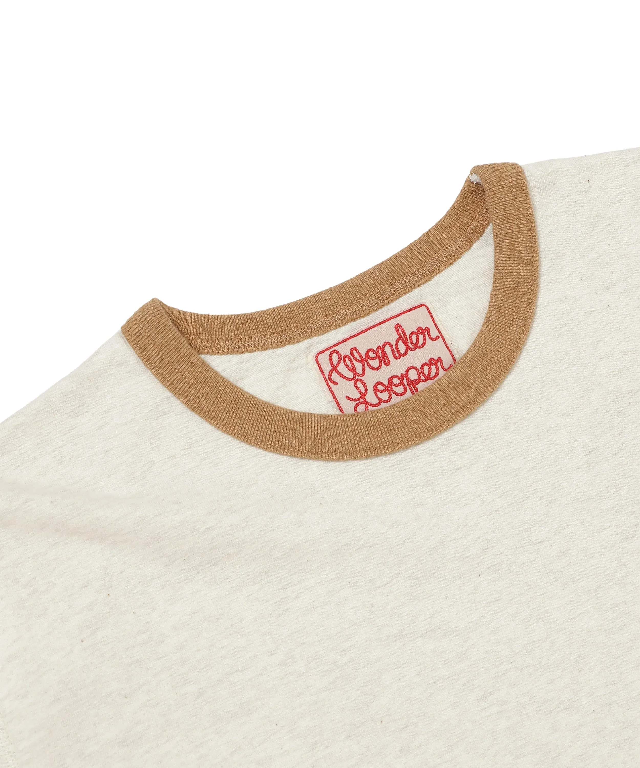 Recycled Cotton Foxfibre® Ringer T Sand sold by Brooklyn Clothing Co. product image thumbnail 2