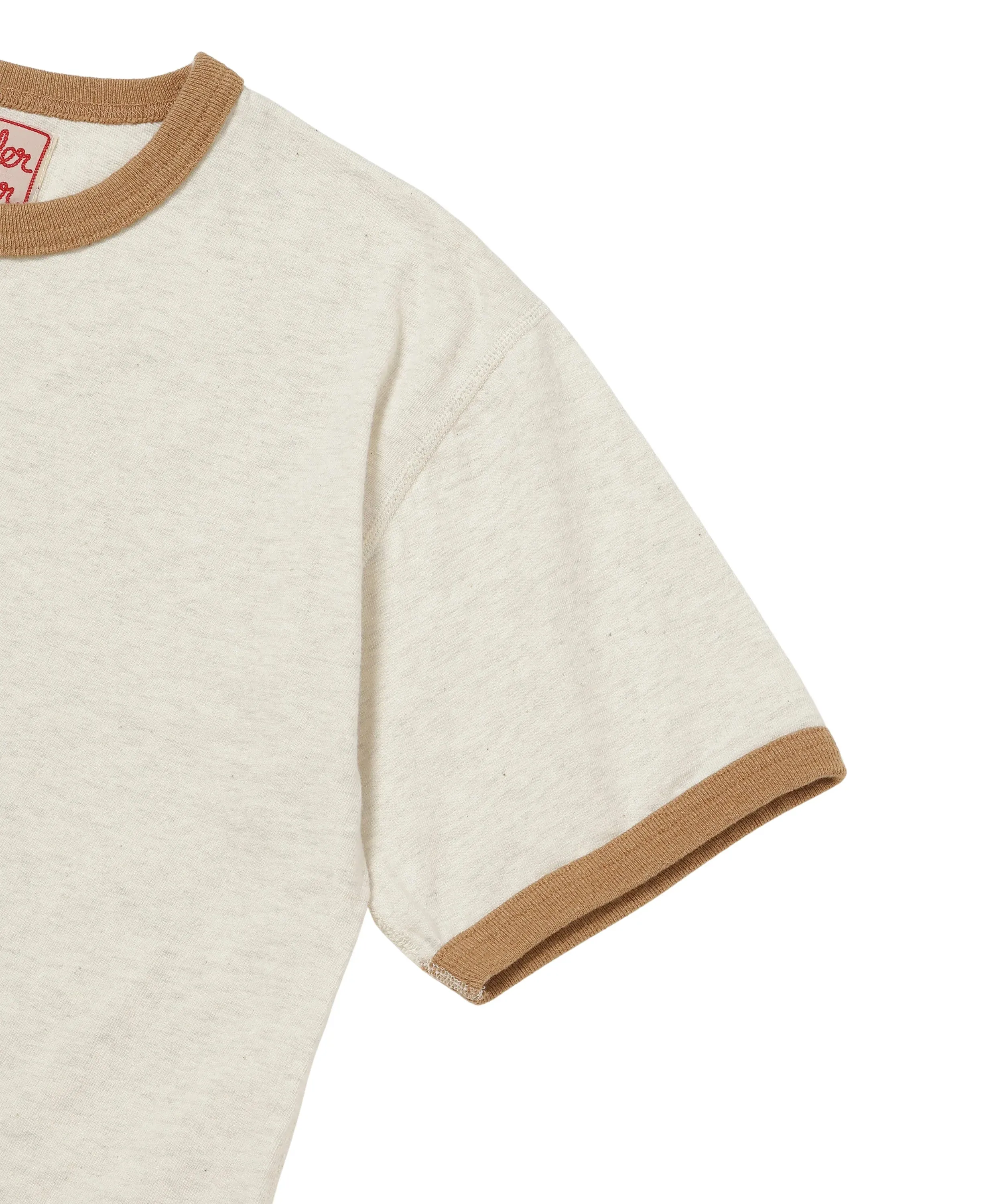 Recycled Cotton Foxfibre® Ringer T Sand sold by Brooklyn Clothing Co. product image thumbnail 3