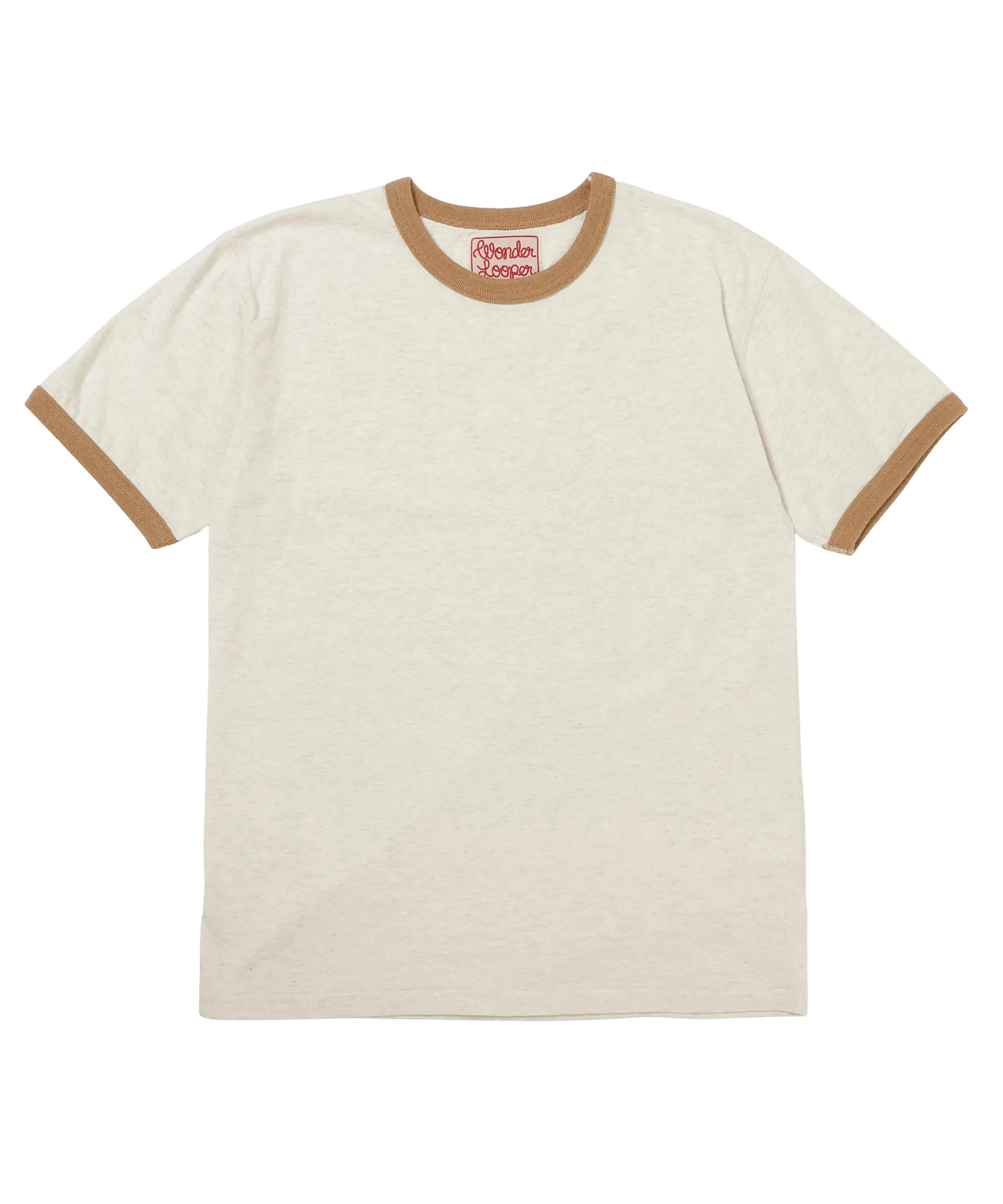 Recycled Cotton Foxfibre® Ringer T Sand sold by Brooklyn Clothing Co.