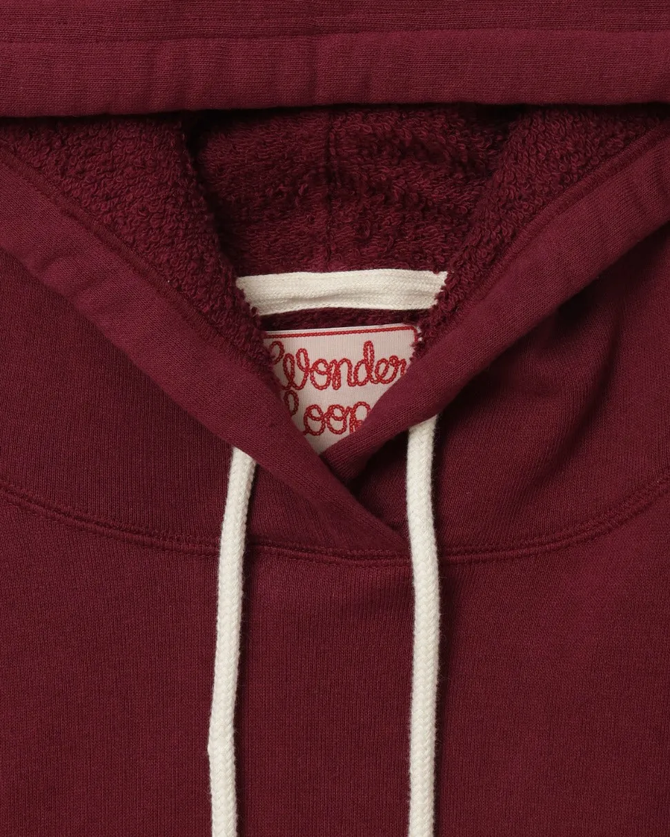 Pullover Hoodie Super Looper French Terry Burgundy sold by Brooklyn Clothing Co. product image thumbnail 2