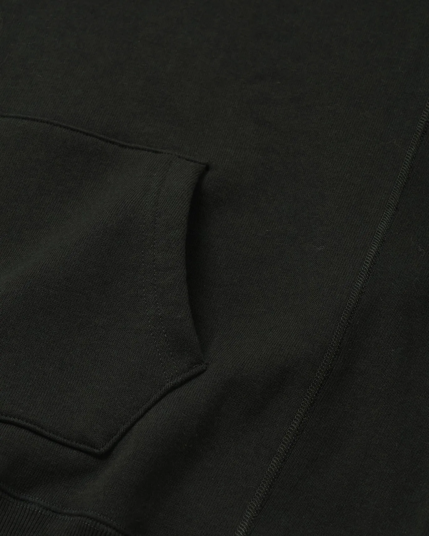 Pullover Hoodie Super Looper French Terry Sumi Black sold by Brooklyn Clothing Co. product image thumbnail 4