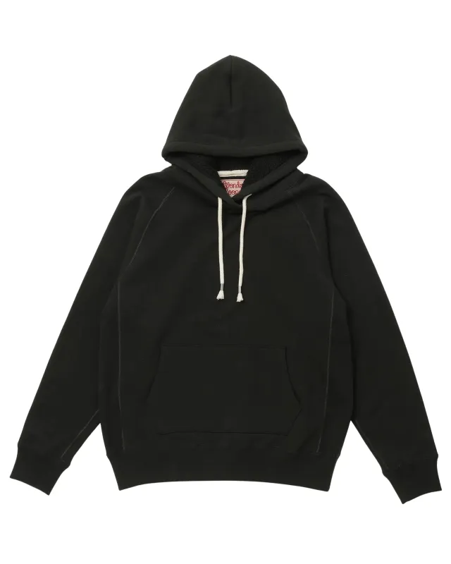 Pullover Hoodie Super Looper French Terry Sumi Black made by Wonder Looper