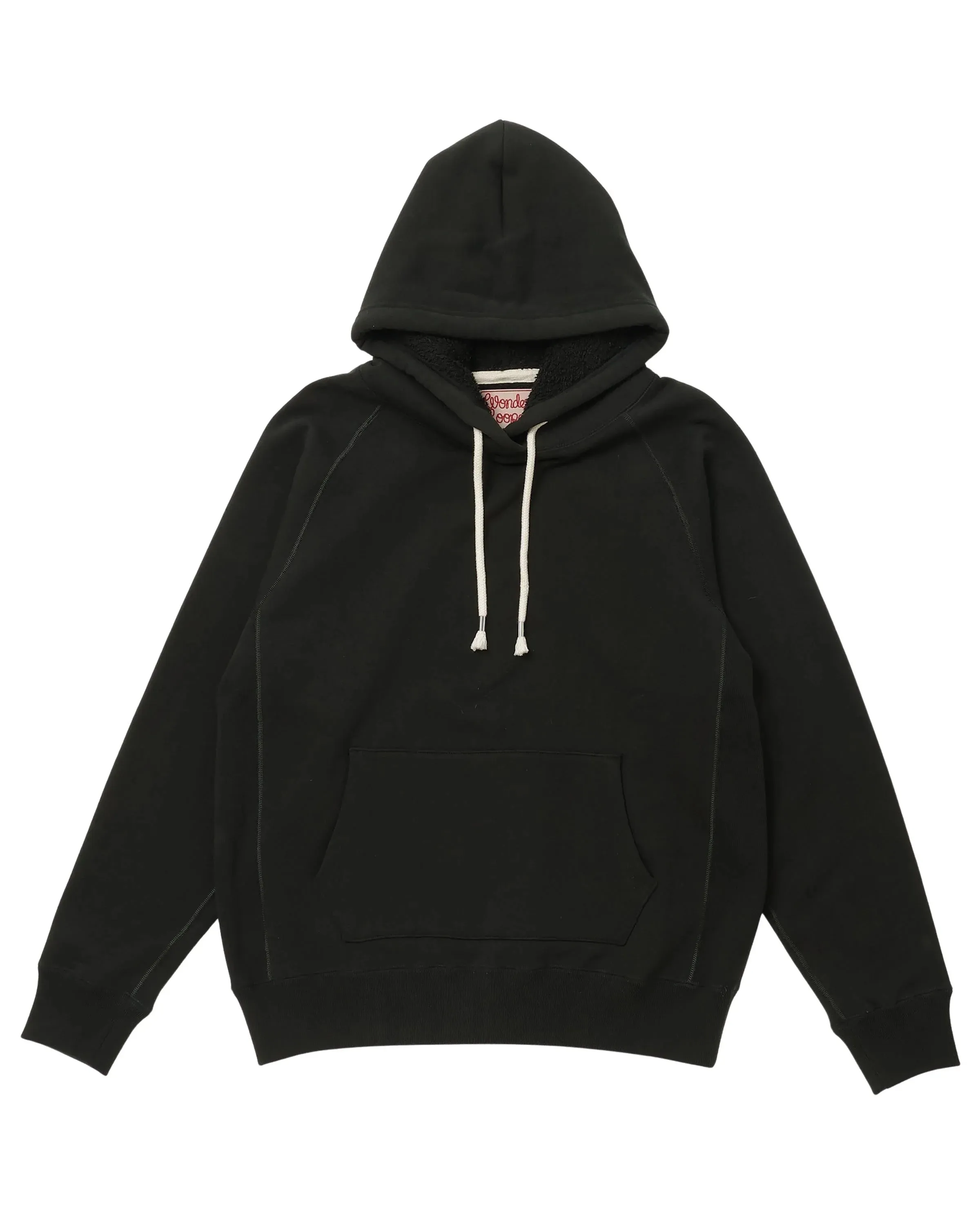 Pullover Hoodie Super Looper French Terry Sumi Black sold by Brooklyn Clothing Co.