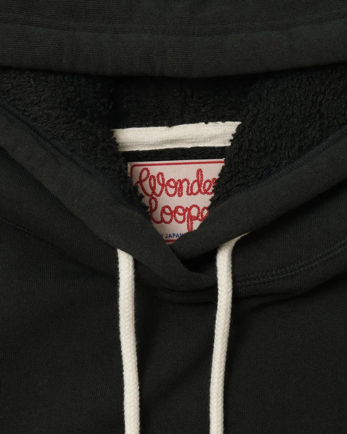 Pullover Hoodie Super Looper French Terry Sumi Black sold by Brooklyn Clothing Co. product image thumbnail 2