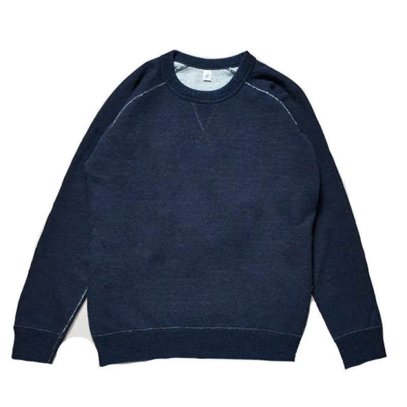 5409-ID Yarn Dyed Sweatshirt  - Indigo sold by Brooklyn Clothing Co.