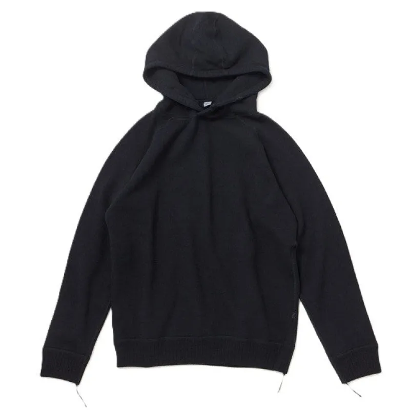 5410-IDBK Yarn Dyed Hoodie - Indigo Black made by Pure Blue Japan