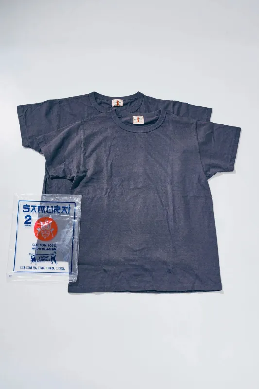 SJ2PST-CREW 2 Pack Loopwheel Tee Charcoal sold by Brooklyn Clothing Co.