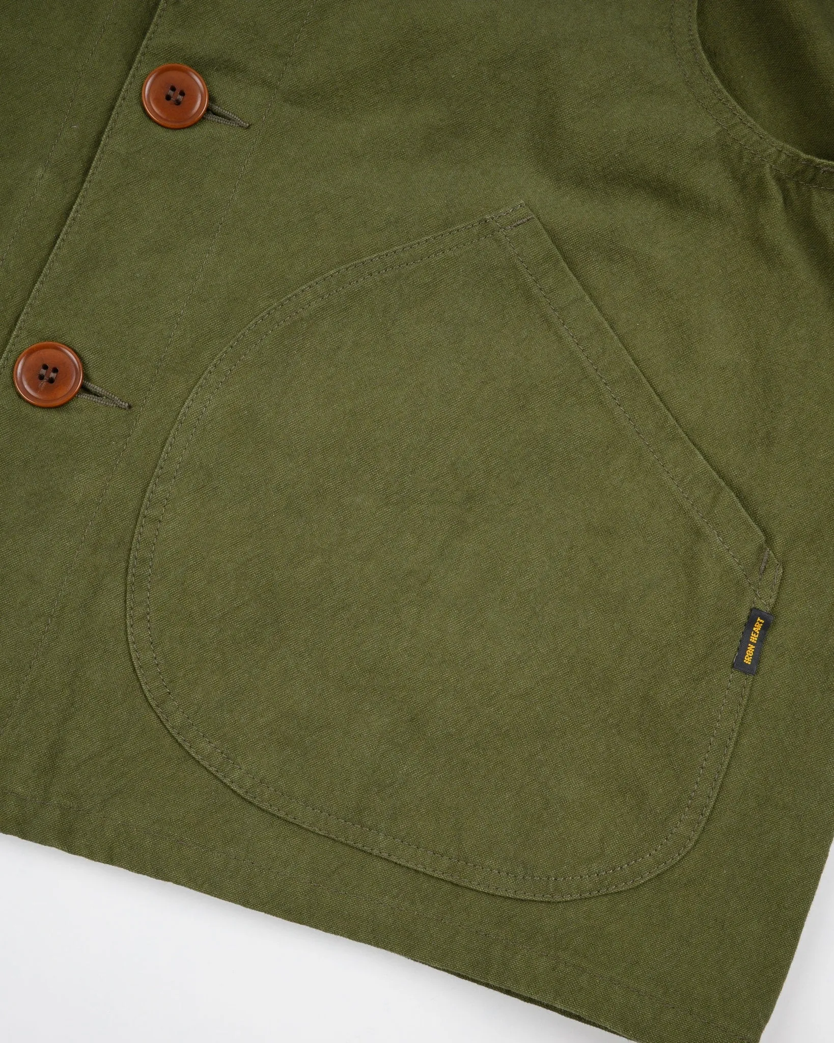 IHV-52-OLV 12oz Duck Canvas Hunting Vest Olive sold by Brooklyn Clothing Co. product image thumbnail 5