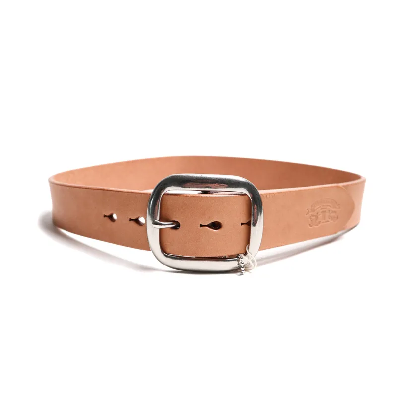 B-81 Garrison Leather Belt Natural made by Brooklyn Clothing Co.