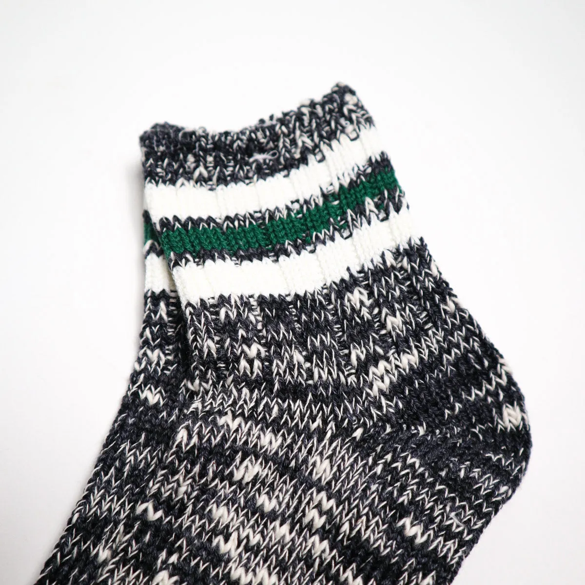 Stripe Short Slub Socks Black sold by Brooklyn Clothing Co. product image thumbnail 2