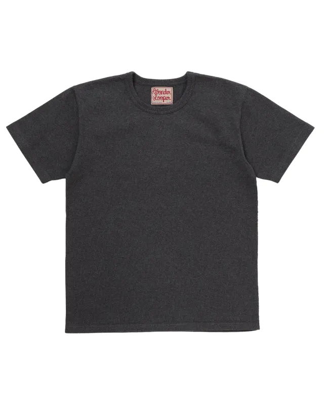 Double Heavyweight T-Shirt Charcoal made by Wonder Looper