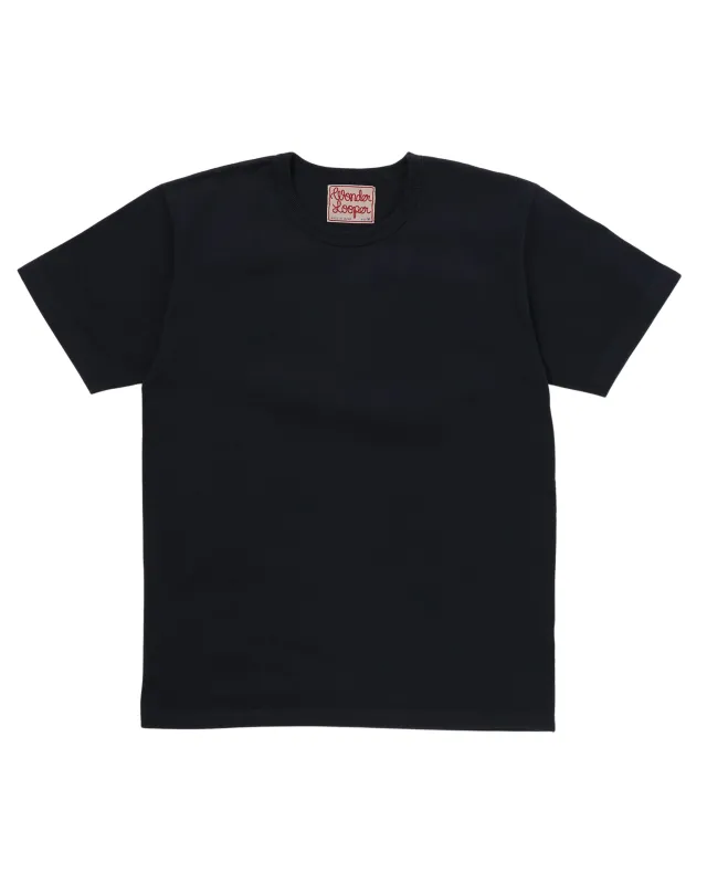 Double Heavyweight T-Shirt Navy made by Wonder Looper