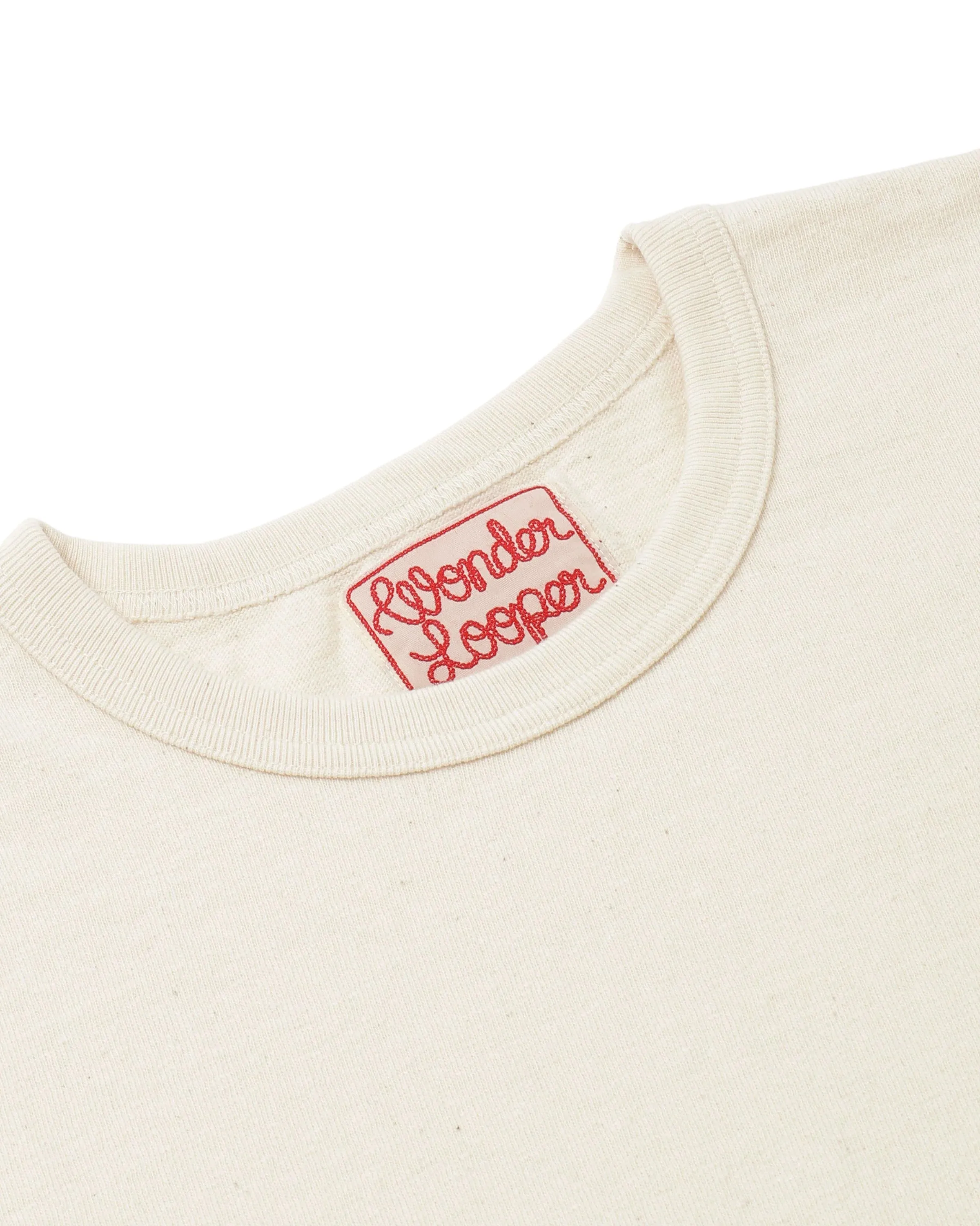 ELS Recycled Cotton Slub T-shirt Ecru sold by Brooklyn Clothing Co. product image thumbnail 2