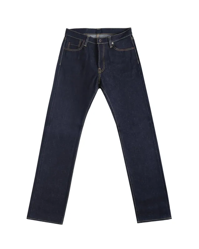 IH-634S-UHR 21/23oz Ultra Heavy Raw Selvedge Denim Straight Cut Indigo made by Iron Heart