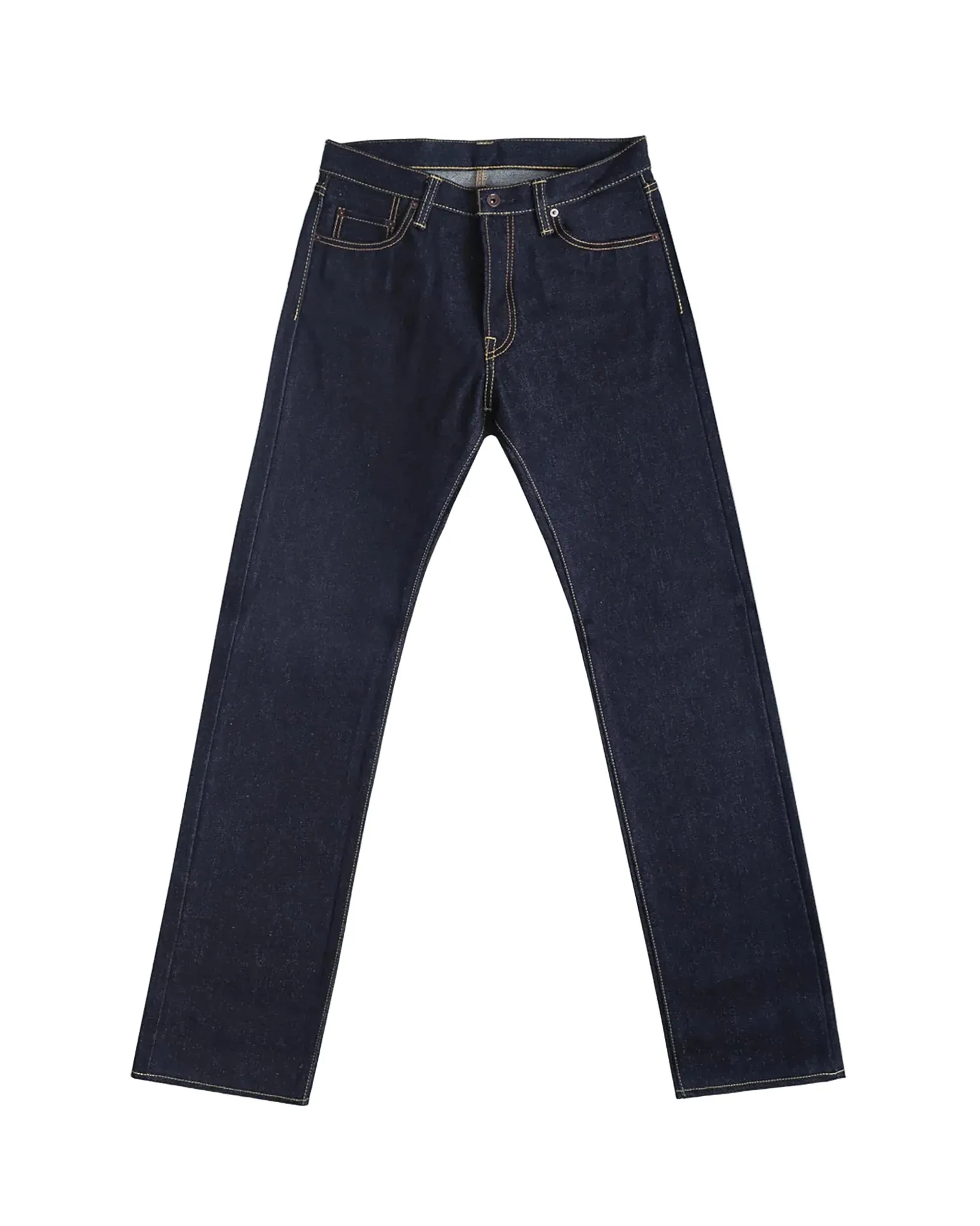 IH-634S-UHR 21/23oz Ultra Heavy Raw Selvedge Denim Straight Cut Indigo sold by Brooklyn Clothing Co.