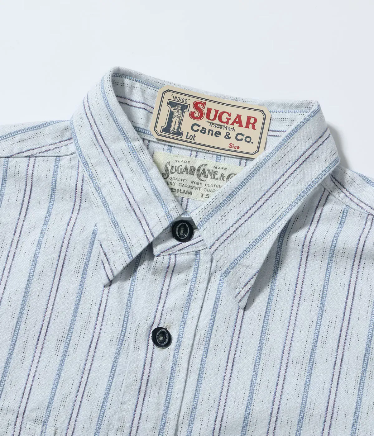 SC29671 Fiction Romance 6oz Indigo Stripe Work Shirt sold by Brooklyn Clothing Co. product image thumbnail 2