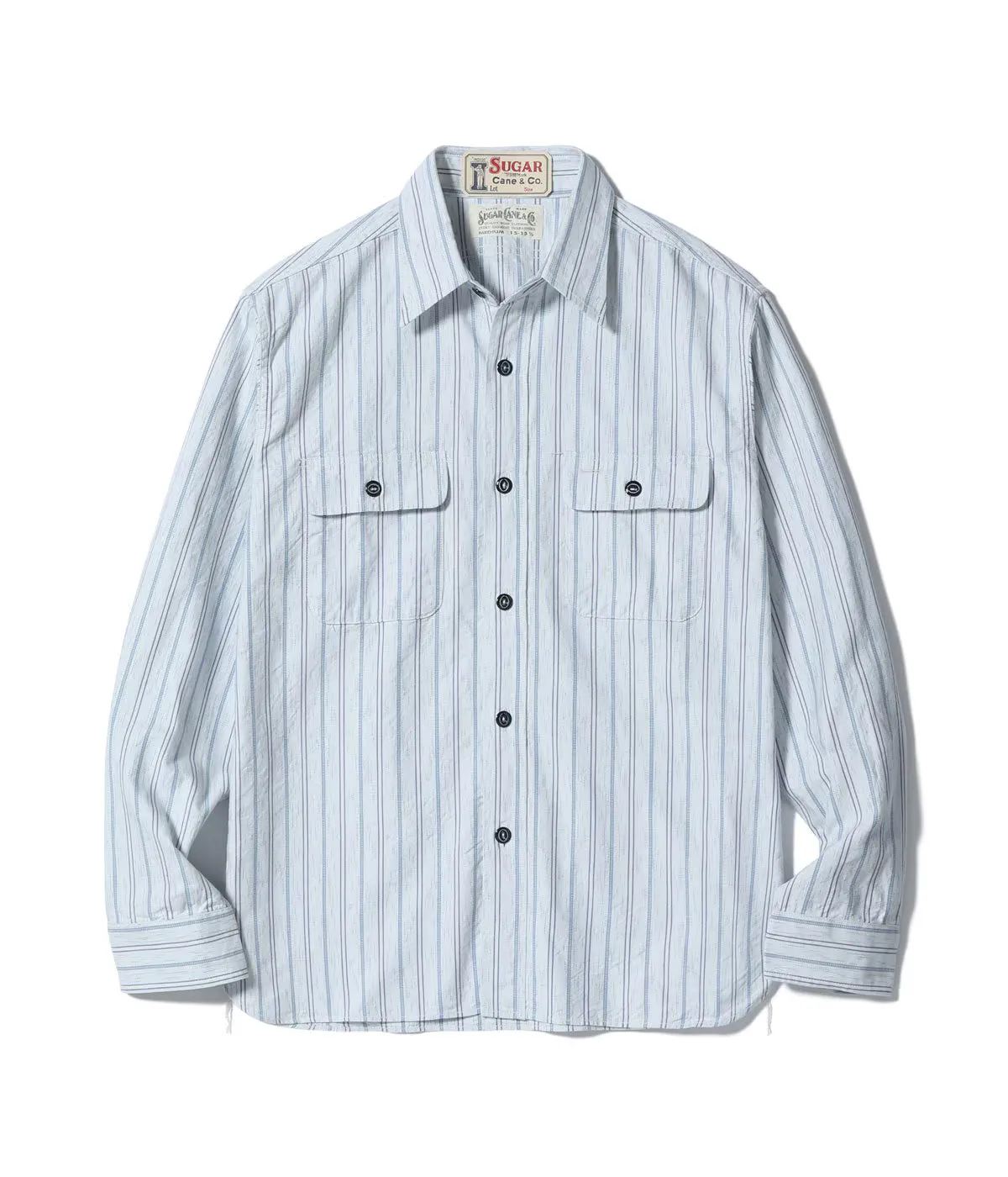 SC29671 Fiction Romance 6oz Indigo Stripe Work Shirt sold by Brooklyn Clothing Co.