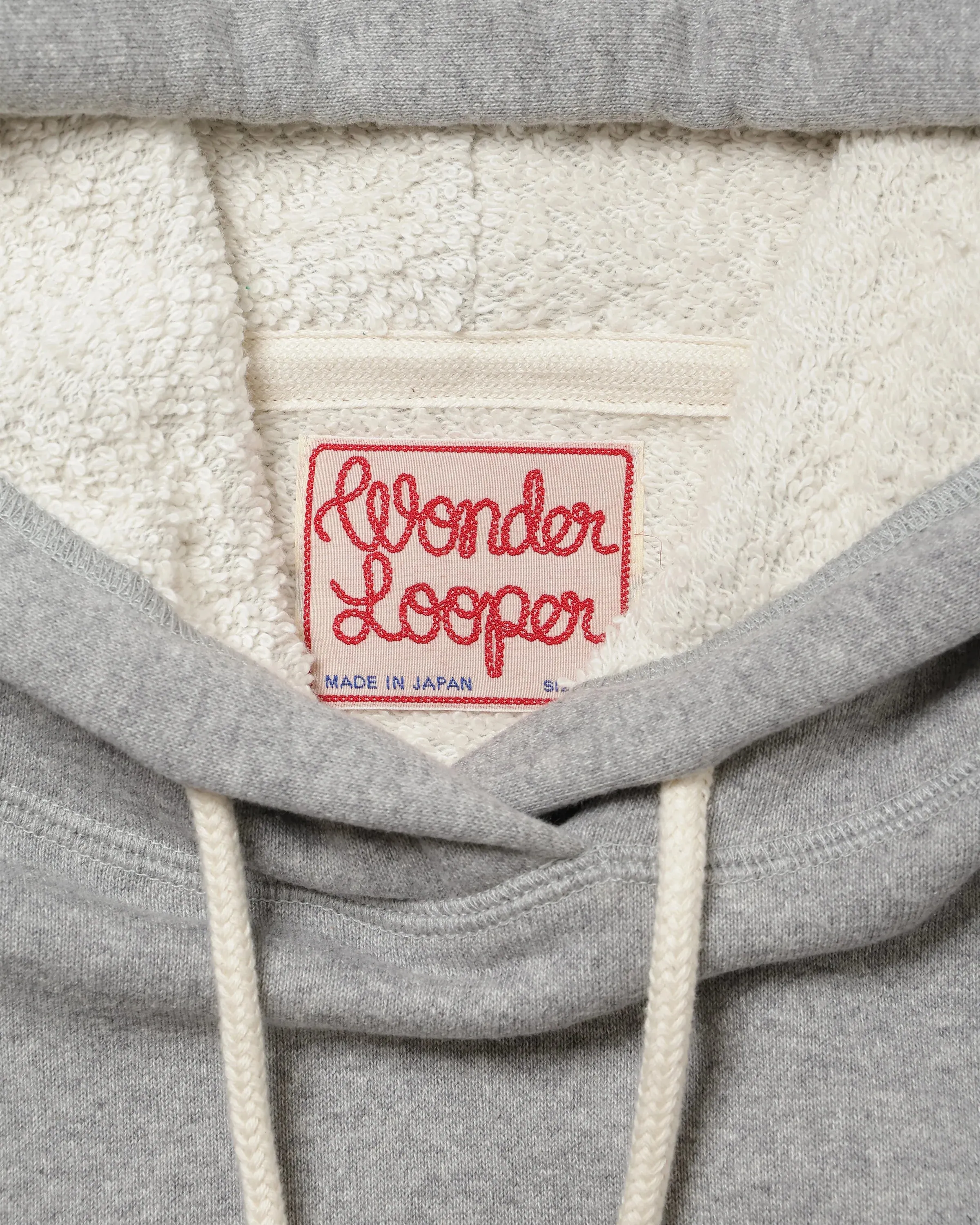 Pullover Hoodie Super Looper French Terry Heather Grey sold by Brooklyn Clothing Co. product image thumbnail 2