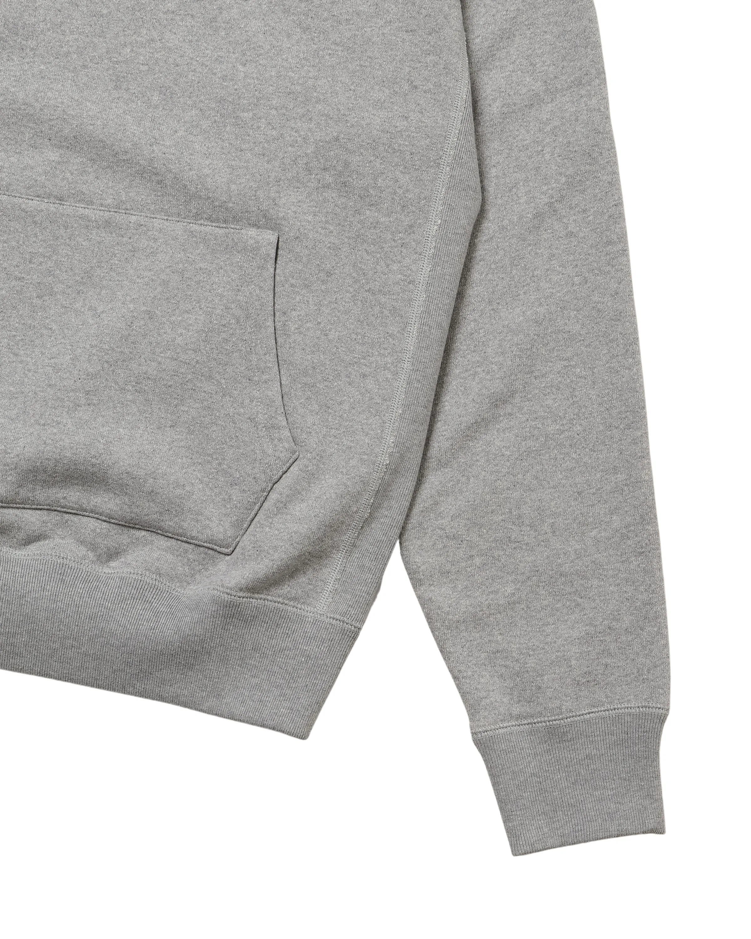 Pullover Hoodie Super Looper French Terry Heather Grey sold by Brooklyn Clothing Co. product image thumbnail 3