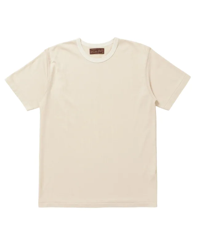 Ultimate Pima Tsuriami T-shirt Ecru made by Wonder Looper