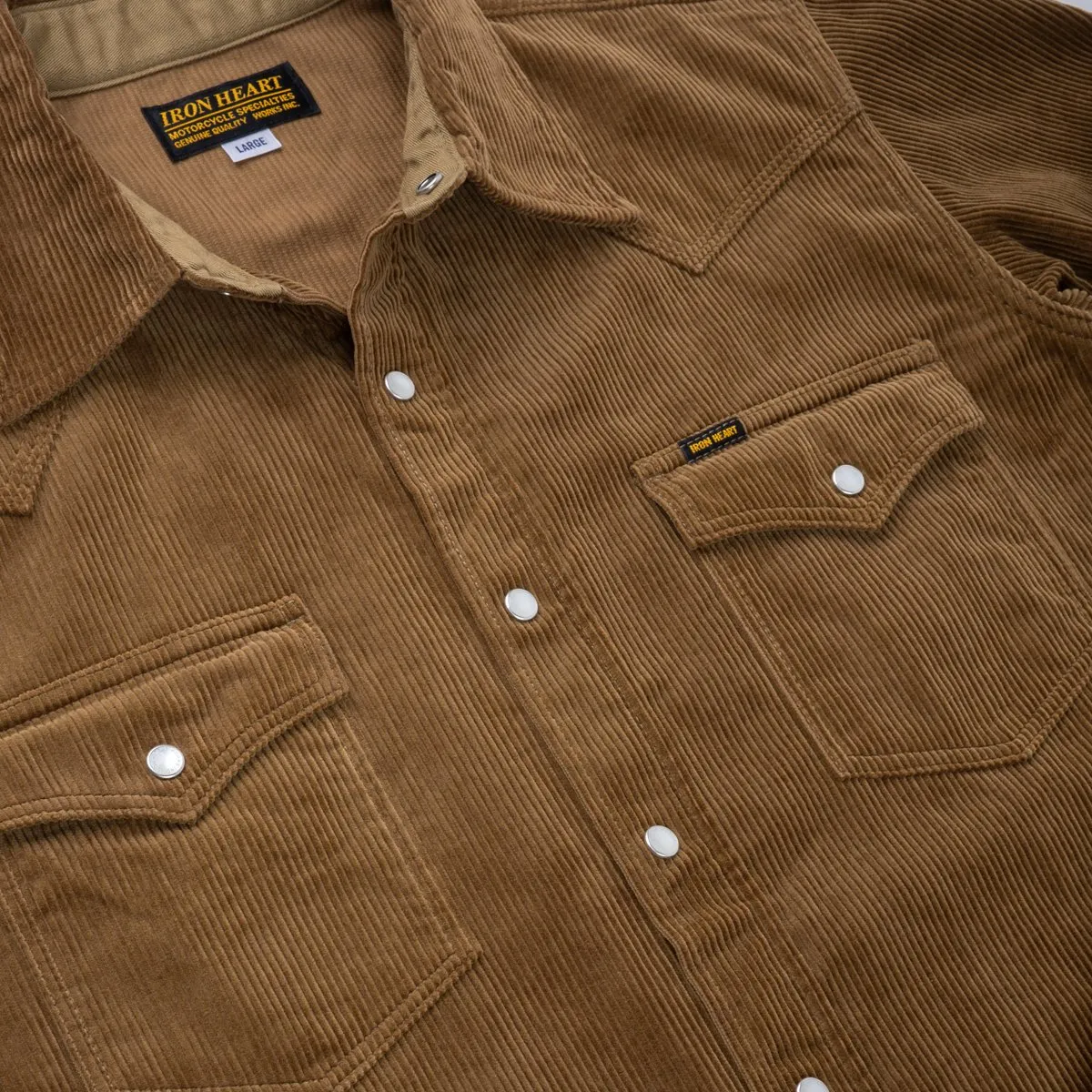 IHSH-398-CAM 11oz Corduroy Western Shirt Camel sold by Brooklyn Clothing Co. product image thumbnail 3