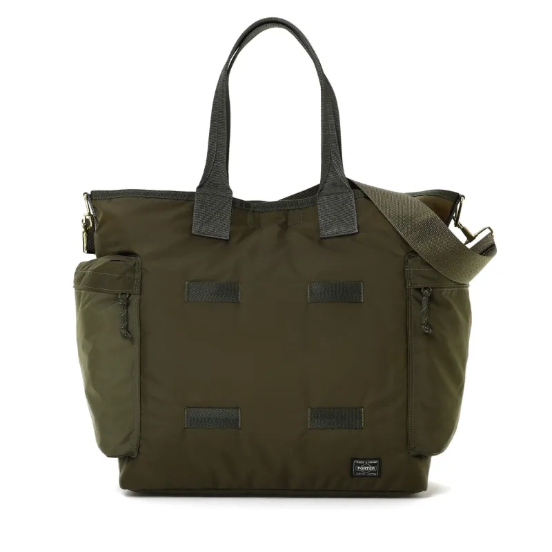 Force 2Way Tote Bag Olive Drab made by Yoshida & Co.
