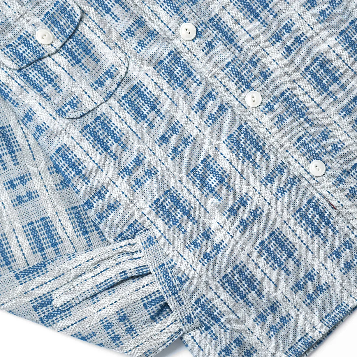 Sashiko Blanket Overshirt sold by Brooklyn Clothing Co. product image thumbnail 3