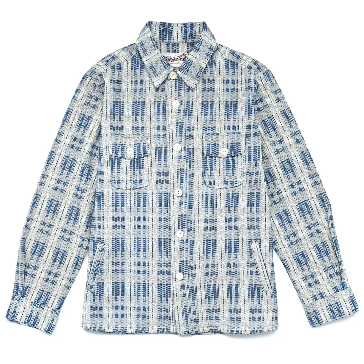 Sashiko Blanket Overshirt sold by Brooklyn Clothing Co.